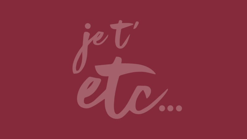 Je t'aime etc